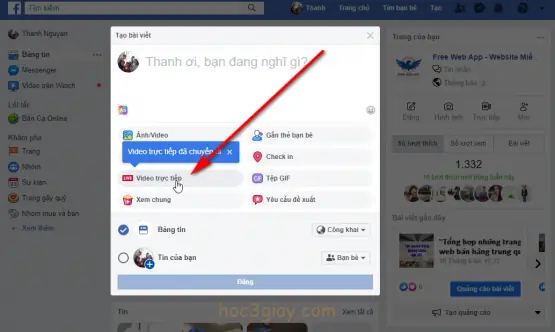 Hướng Dẫn Quay Trực Tiếp Facebook Trên Máy Tính Hướng Dẫn Quay Trực Tiếp Facebook Trên Máy Tính