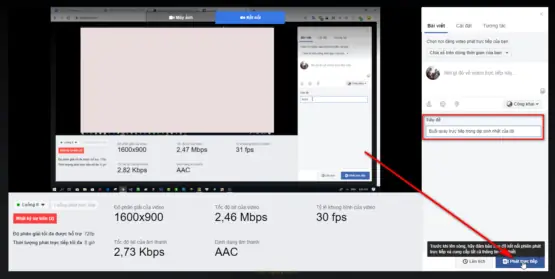 Hướng Dẫn Quay Trực Tiếp Facebook Trên Máy Tính Hướng Dẫn Quay Trực Tiếp Facebook Trên Máy Tính