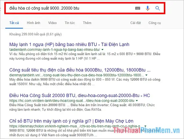 11. Sử Dụng Dấu .. Để Tìm Kiếm Trong Khoảng