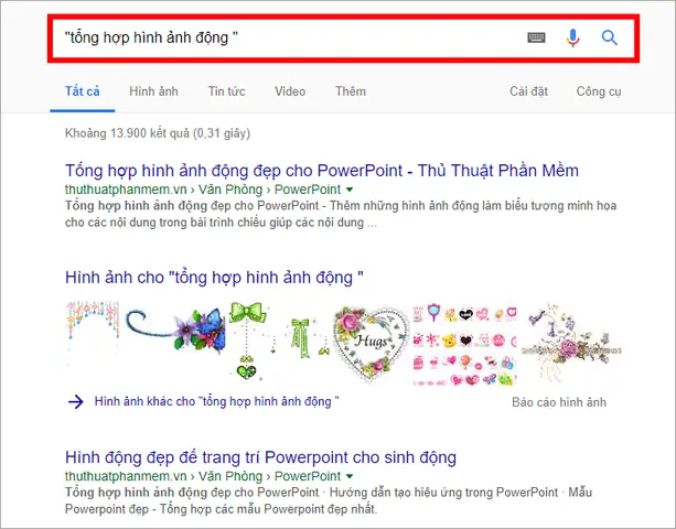 Tìm Kiếm Chính Xác Từ Khóa