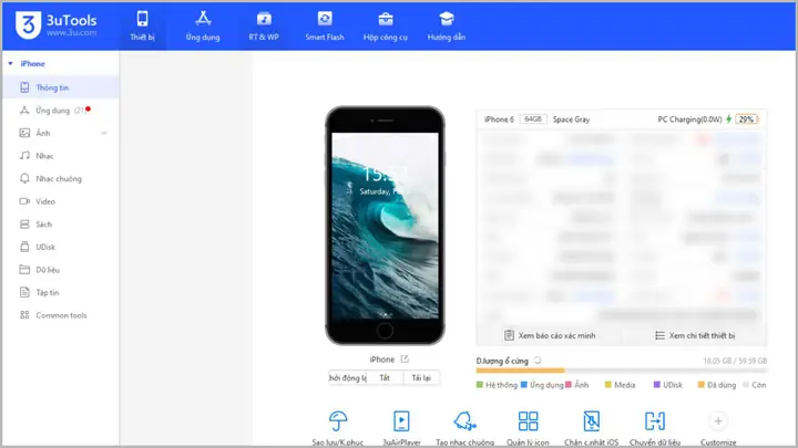 Cài Nhạc Chuông Cho Iphone Bằng 3utools