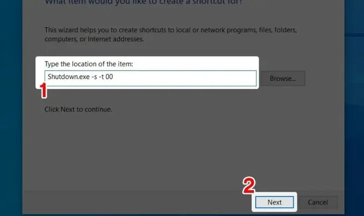 Cách Tắt Máy Bằng Shortcut