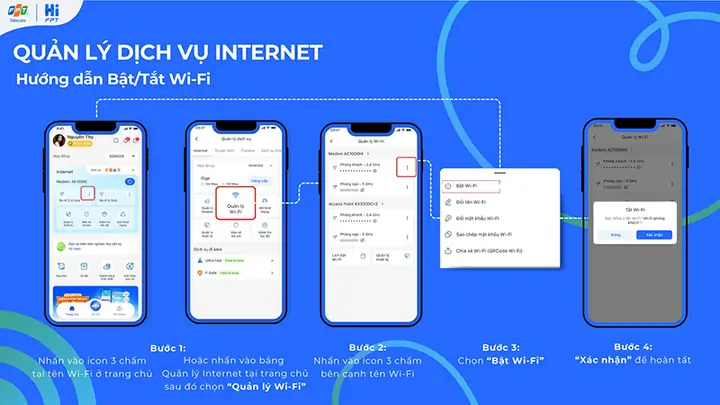 Tắt Mạng Wifi Bằng Ứng Dụng Hi-fpt
