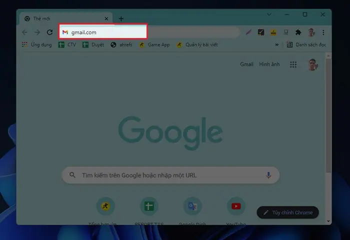 Cách Xóa Tài Khoản Gmail Mặc Định Trên Máy Tính