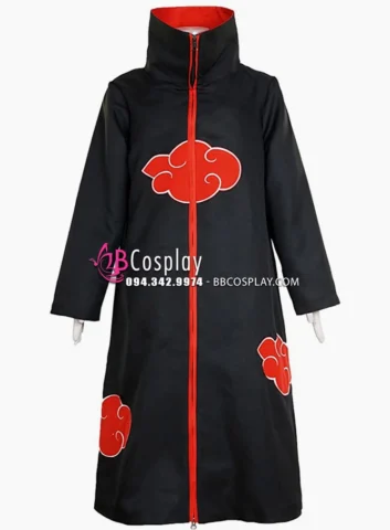 Áo Akatsuki: Biểu Tượng Độc Đáo Cho Fan Naruto 2026 Chi tiết áo khoác Akatsuki chuẩn anime