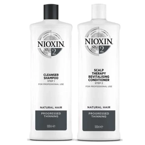 Nioxin System 2: Giải Pháp Toàn Diện Cho Tóc Thưa & Mỏng Dầu gội Nioxin System 2 dung tích lớn