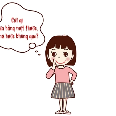 Giải mã câu đố: Vừa bằng một thước mà bước không qua là cái gì?