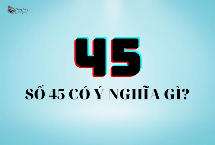 Số 45 có ý nghĩa gì? Giải mã vận mệnh theo phong thủy 2026 Hình ảnh minh họa ý nghĩa số 45