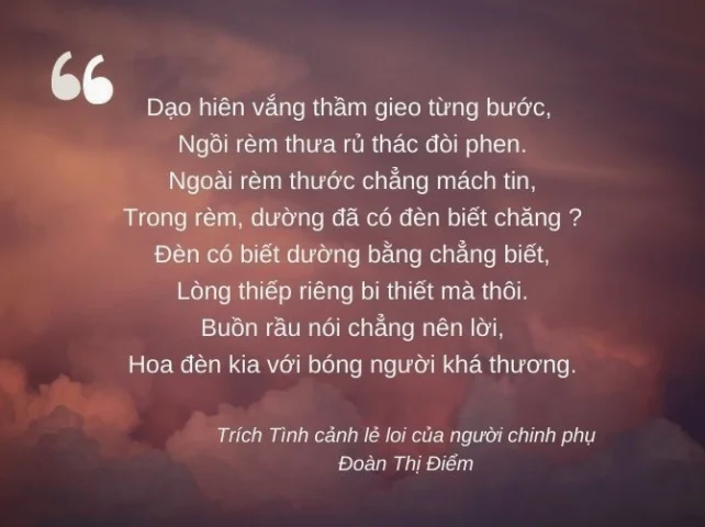 Minh họa bài thơ Song Thất Lục Bát