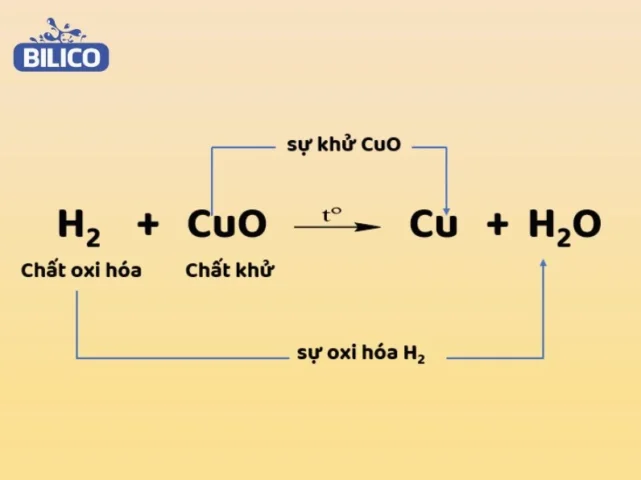 Minh họa phương trình phản ứng oxy hóa khử