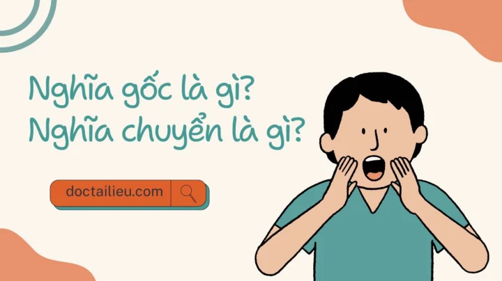 Minh họa quá trình hình thành nghĩa của từ