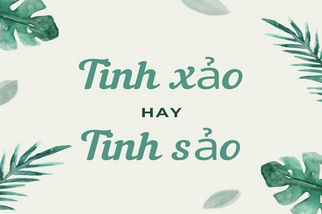 Minh họa sự nhầm lẫn giữa tinh xảo và tinh sảo