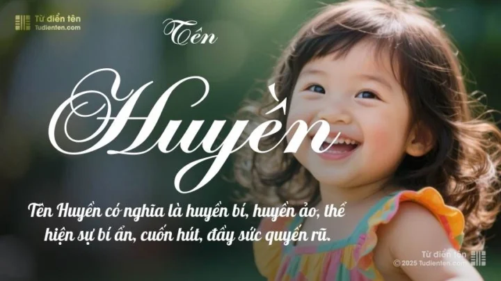 Người tên Huyền thông minh và có chiều sâu