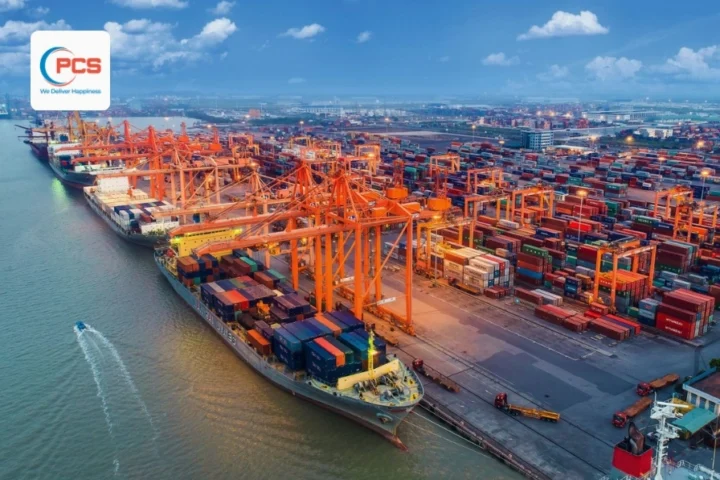 Tàu container cập cảng Việt Nam