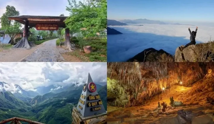 Thuyền trên sông Nậm Na thơ mộng