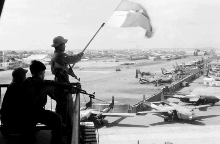 Toàn cảnh Dinh Độc Lập ngày 30/4/1975