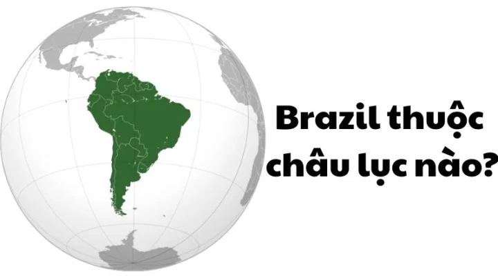 Bản đồ Brazil và vị trí tại Nam Mỹ