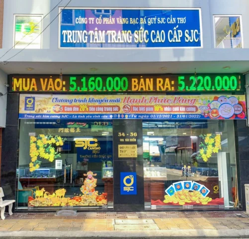 Vàng SJC Cần Thơ 2026: Giá Mua Bán & Cập Nhật Mới Nhất Biểu đồ biến động giá vàng SJC