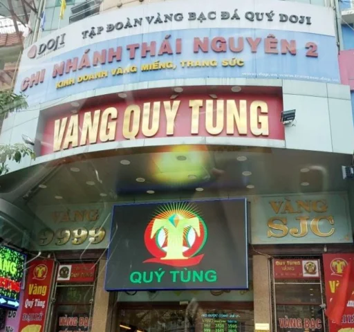 Biểu đồ giá vàng SJC Quý Tùng Thái Nguyên