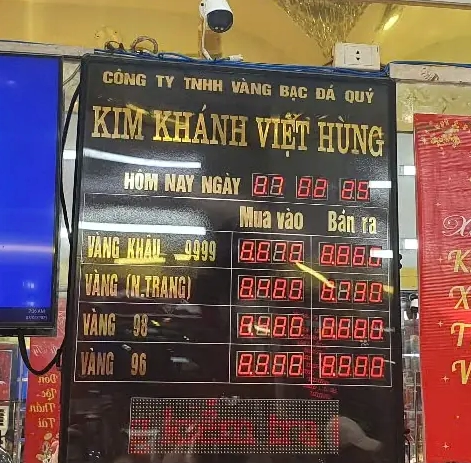 Giá vàng 9999 Kim Khánh Việt Hùng Đà Nẵng 2026
