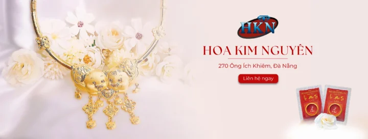 Giá Vàng 9999 Hoa Kim Nguyên Đà Nẵng Hôm Nay 2026 Logo thương hiệu Hoa Kim Nguyên
