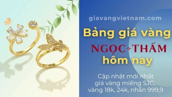 Giá Vàng Ngọc Thẩm Mỹ Tho Hôm Nay 2026: Dự Báo & Phân Tích Đồ thị giá vàng SJC tại Mỹ Tho