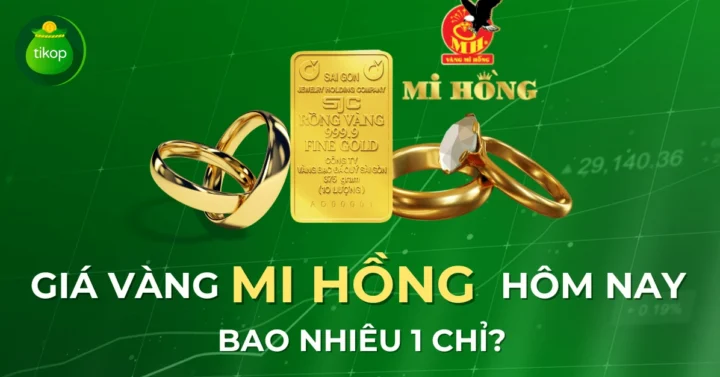 So sánh giá vàng 18K và 24K Mi Hồng