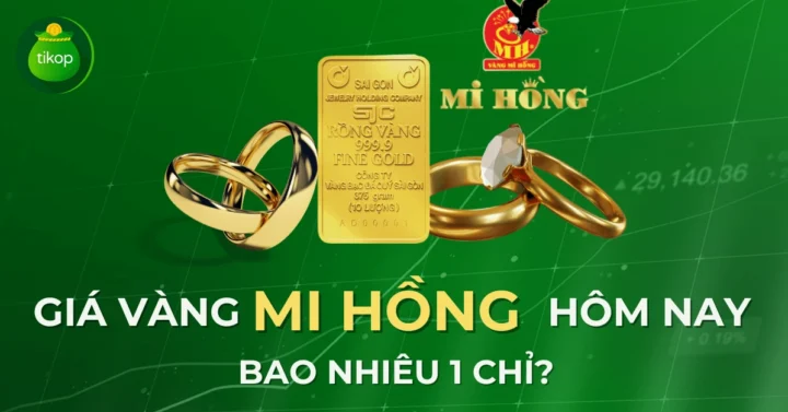 So sánh giá vàng Mi Hồng và các loại vàng khác