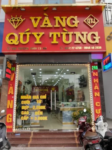 Vàng Quý Tùng Thái Nguyên: Cập Nhật Giá và Tư Vấn Đầu Tư 2026 Tiệm vàng Quý Tùng sang trọng